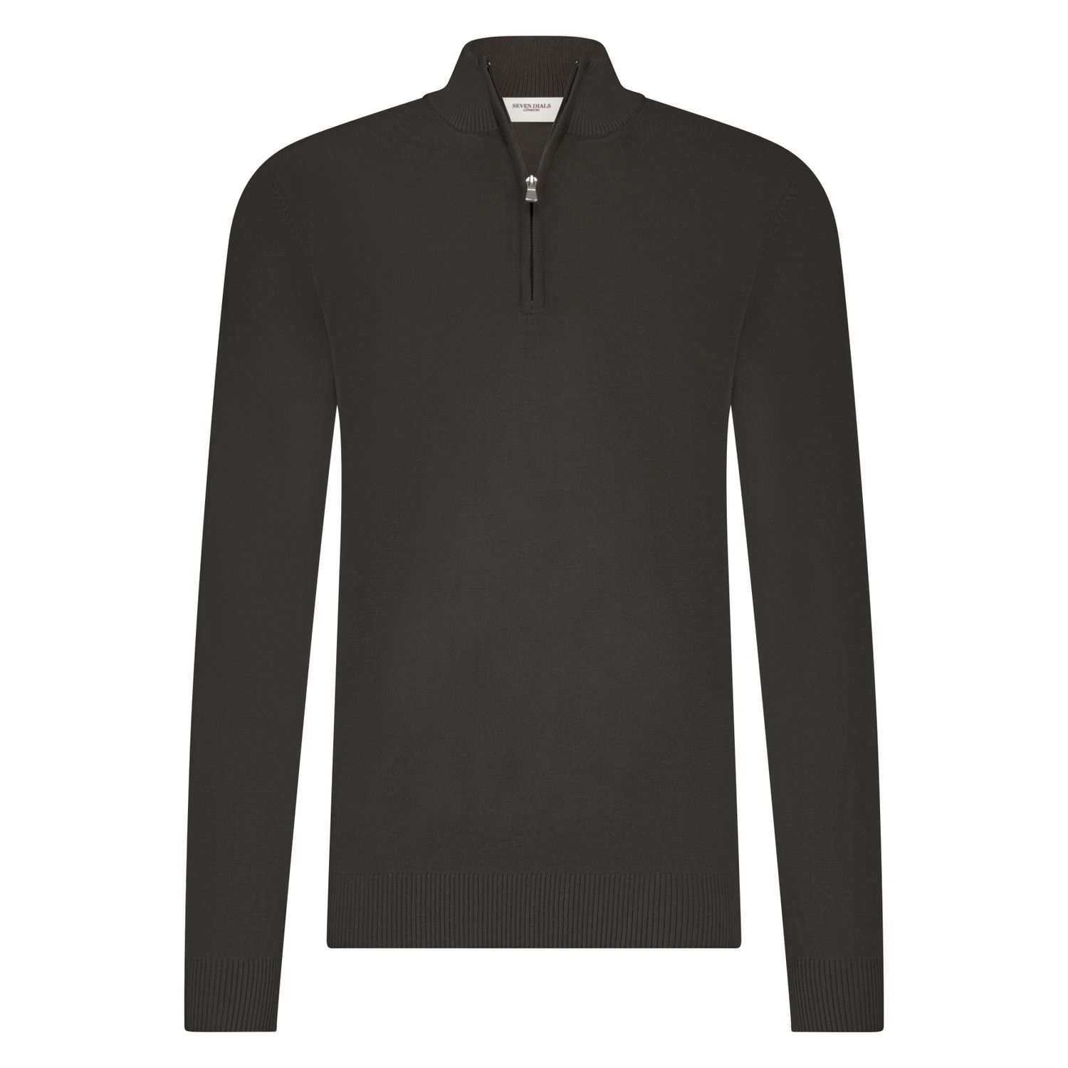 Seven Dials Saul Forest Green Half-Zip SDL00005LU15