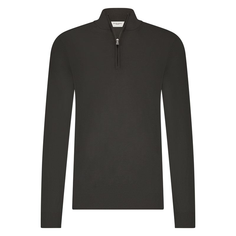 Seven Dials Saul Forest Green Half-Zip SDL00005LU15