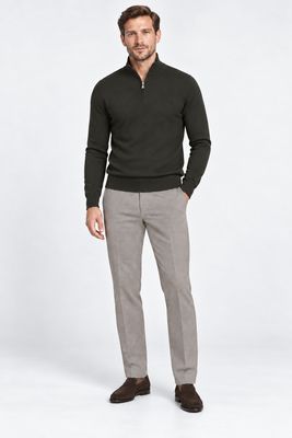 Seven Dials Saul Forest Green Half-Zip SDL00005LU15