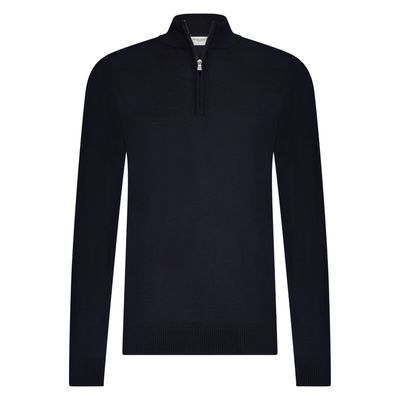 Seven Dials Saul Navy Half-Zip SDL00005LU15