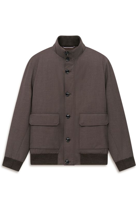 Bugatti Short Jacket Dark Brown 278300-21063