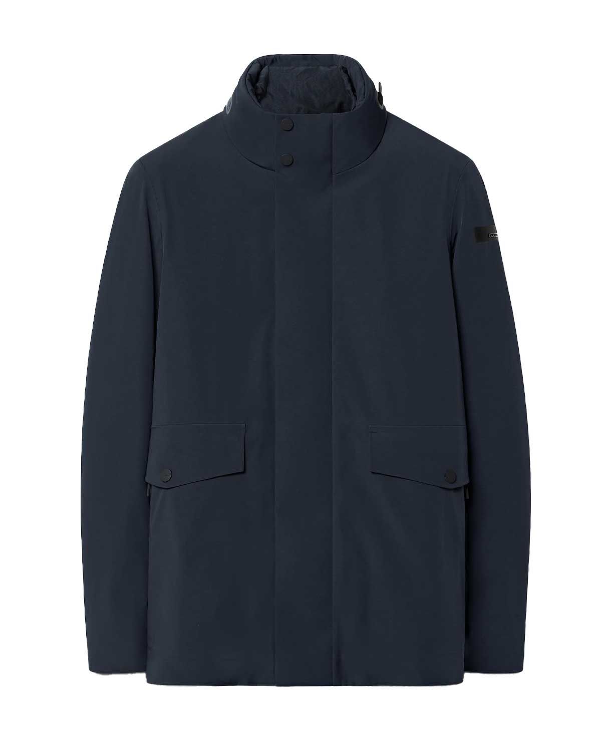 RRD Field Jacket W26053-60 in donkerblauw, voorzijde