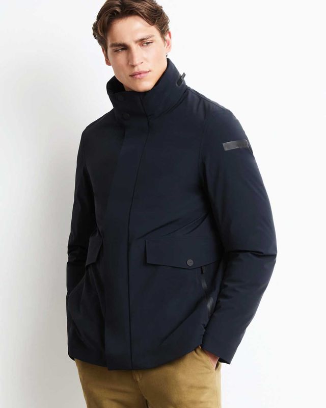 RRD Field Jacket W26053-60 in donkerblauw, gedragen