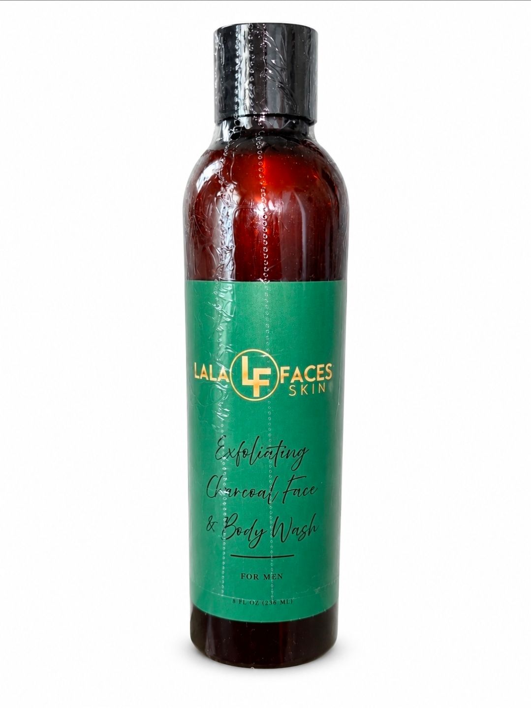 Men's Exfoliating Charcoal Face and Body Wash