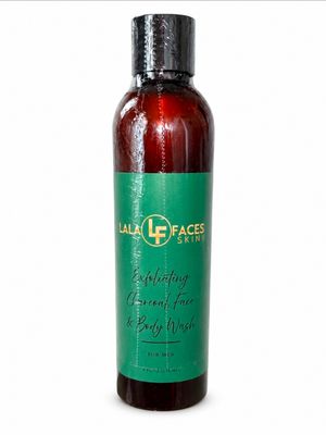 Men's Exfoliating Charcoal Face and Body Wash