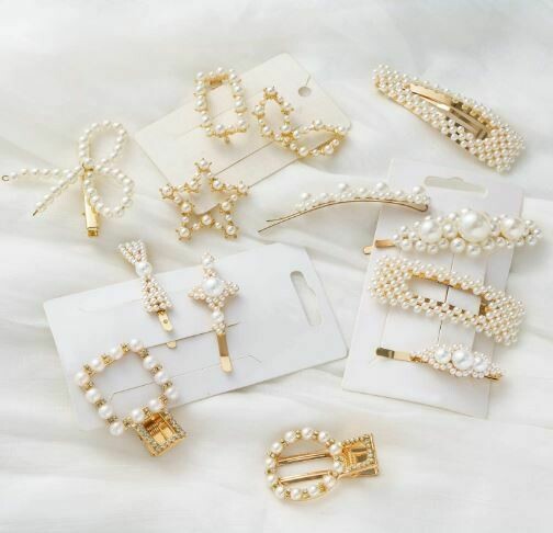 BARETTES PERLES