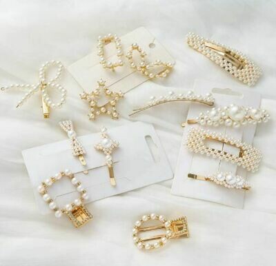 BARETTES PERLES