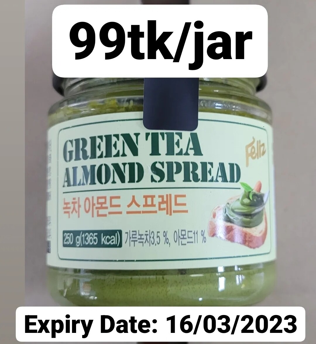 Green Tea Almond Spread [Expiry Date 16/03/2023]