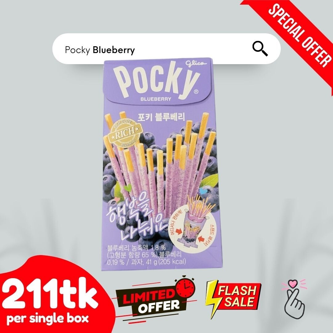 Pocky Blueberry (Korean Version)