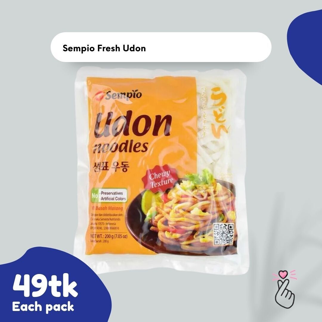 Sempio Fresh UDON Noodles Expiry date 26/07/23