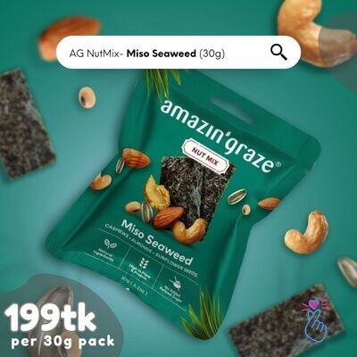 amazin&#39; graze Nut Mix - Miso Seaweed - 30g