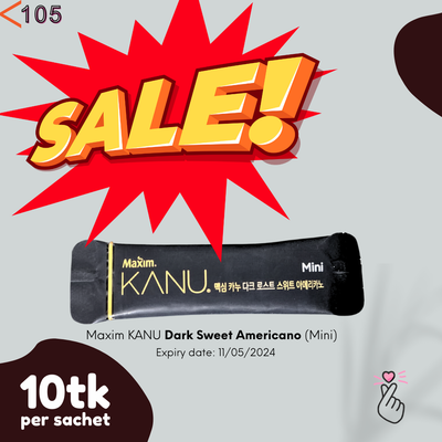 &lt;105&gt; Maxim KANU Dark Roast Sweet Americano (mini) [11/05/24]