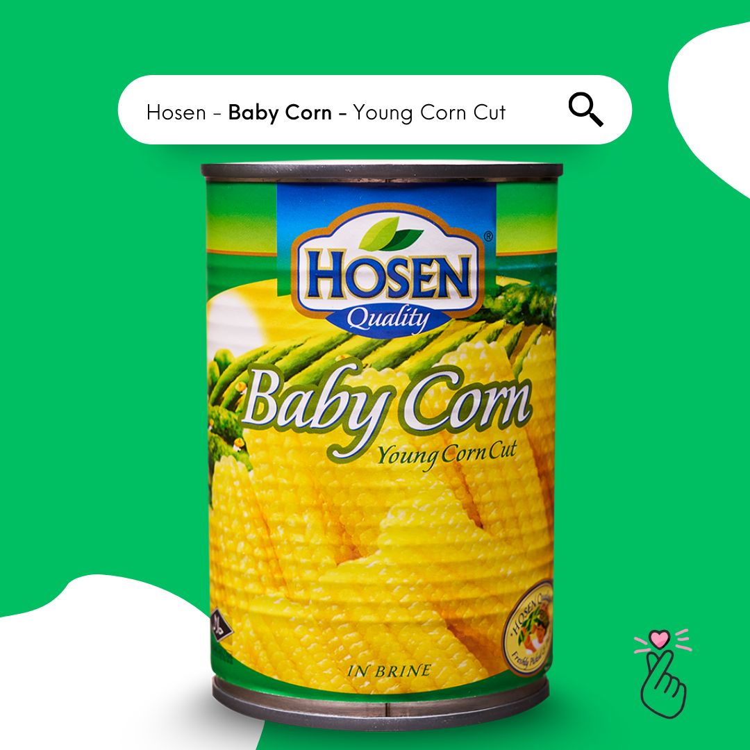 Hosen - Baby Corn - Young Corn Cut - 400g