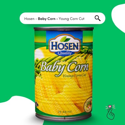 Hosen - Baby Corn - Young Corn Cut - 400g