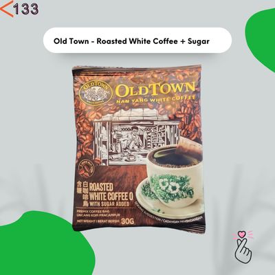 &lt;133&gt; Old Town (Malaysia) Roasted White Coffee + Sugar (Drip Coffee)