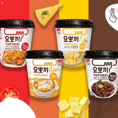Yopokki Topokki Cups (Halal) - 140g
