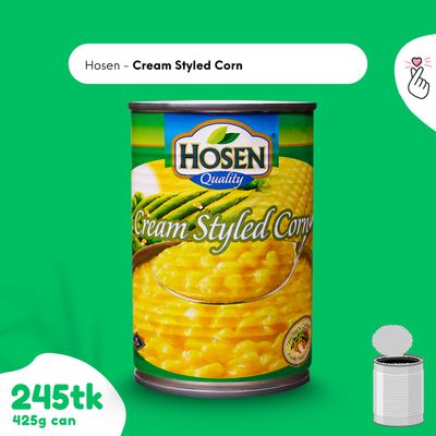 Hosen - Cream Styled Corn - 425g