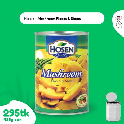 Hosen - Mushroom - Pieces &amp; Stems - 425g