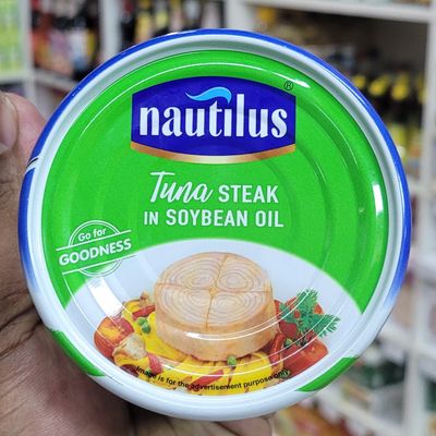 [11] [GREEN] Nautilus Tuna Can - Steak in Soybean Oil