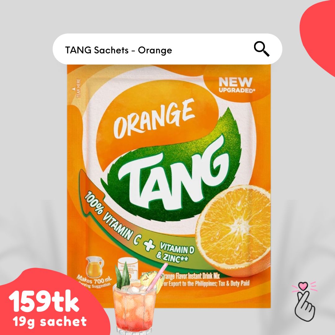 [T17] [19g/700ml] TANG Orange - Expiry: 08/08/25