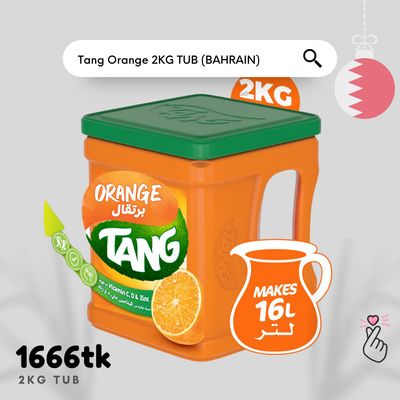 2 Kg Tub - TANG Orange (Expiry: 2026)