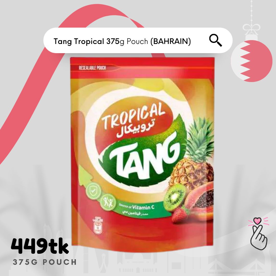 [2026 New Stock] Tang Tropical 375g Pouch (Bahrain)