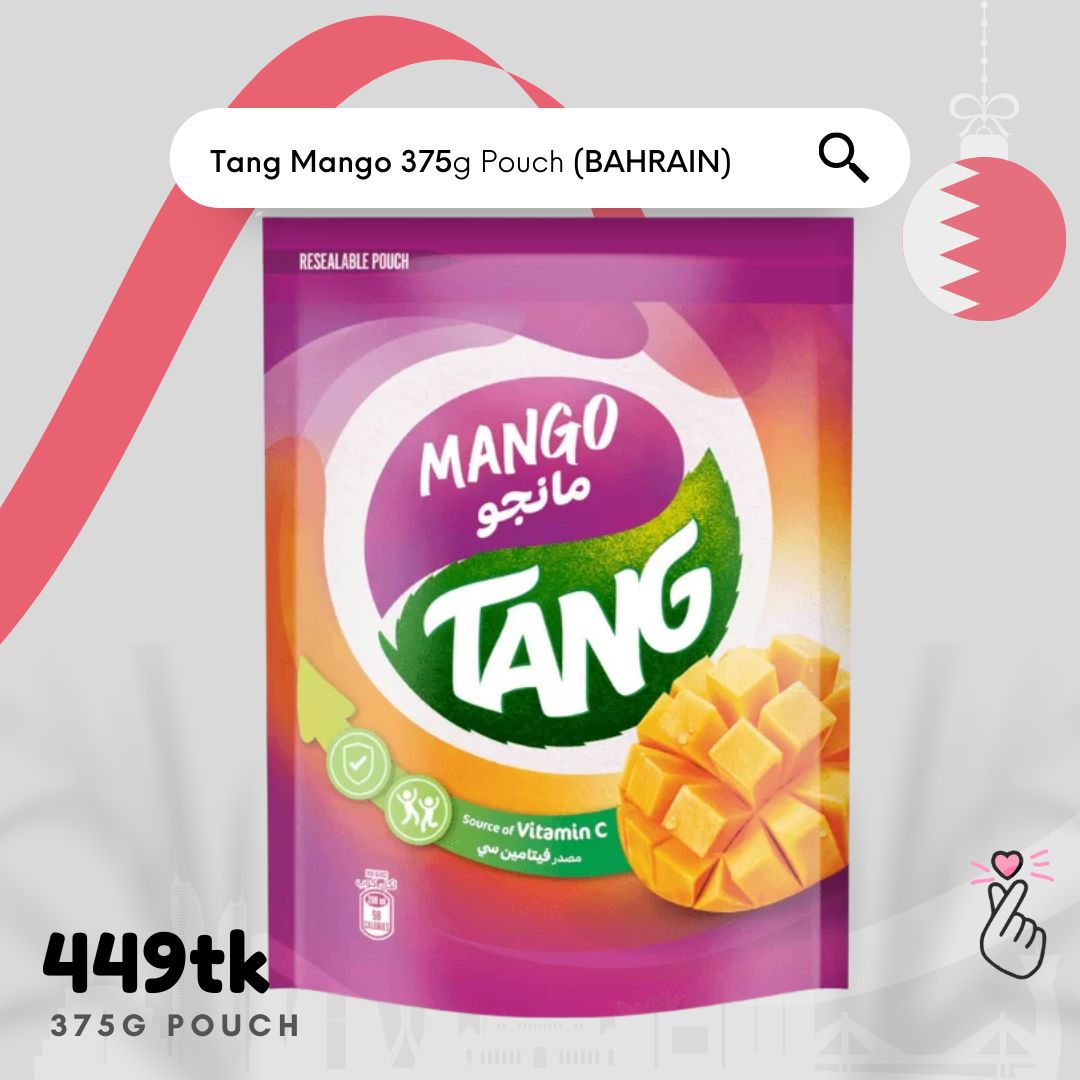 [2026 New Stock] Tang Mango 375g Pouch (Bahrain)