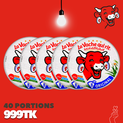 [TLC 40] [5 box] The Laughing Cow Cheese - 40 portions (Expiry Oct25)