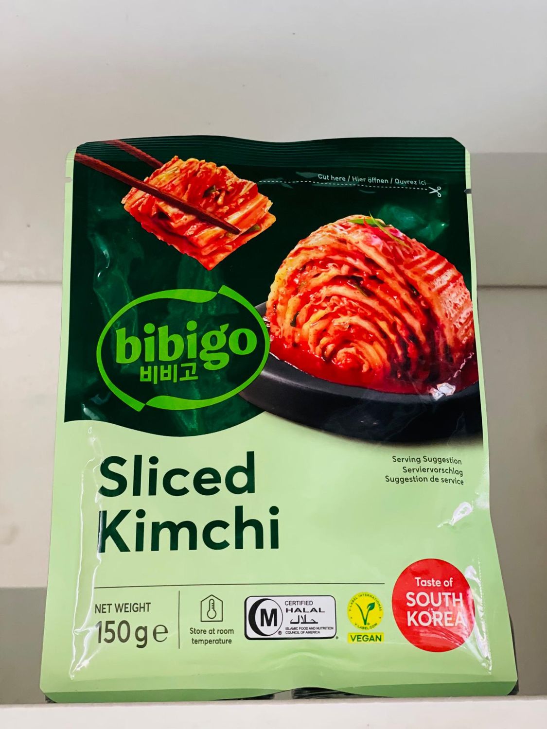 Bibigo Sliced Kimchi Packet (Halal)