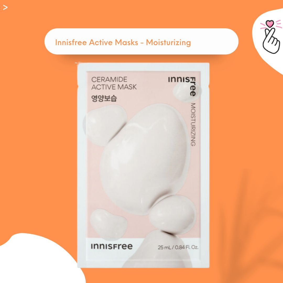 [221] Innisfree - Active Mask - Ceramide	(Moisturizing)