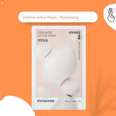 [41] Innisfree - Active Mask - Ceramide	(Moisturizing)