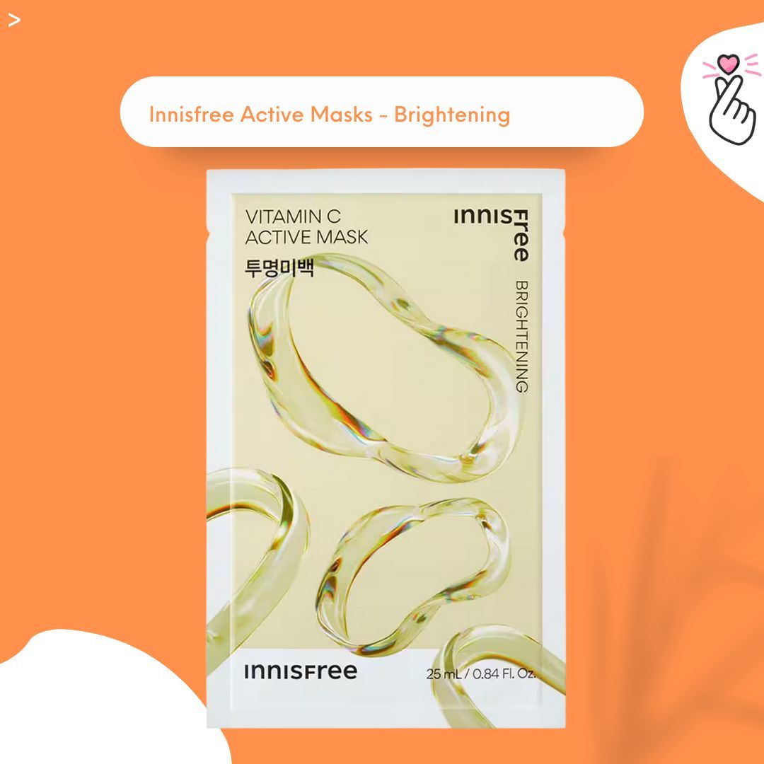 [225] Innisfree - Active Mask - Vitamin C	(Brightening)