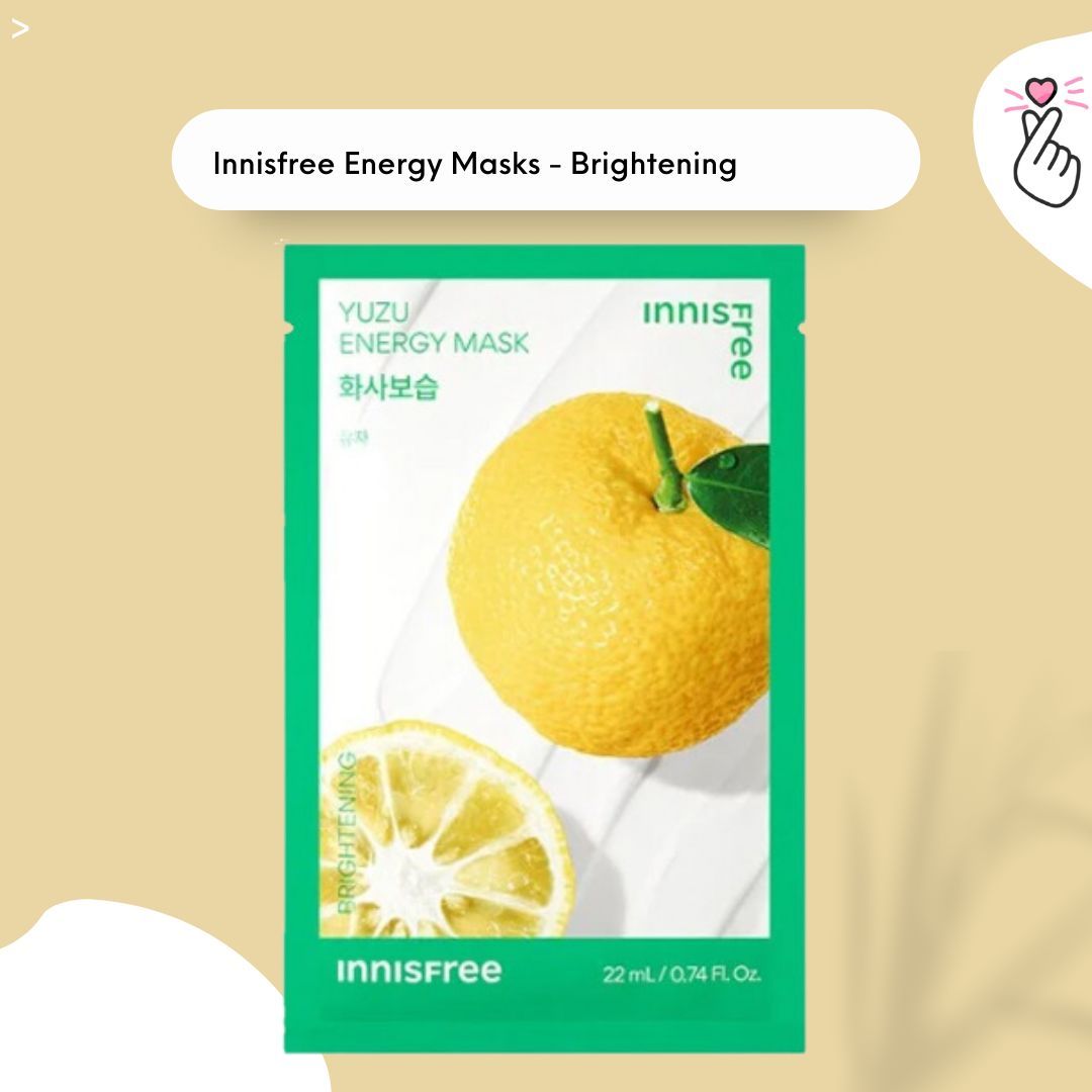 [212] Innisfree - Energy Mask - Yuzu	(Brightening)