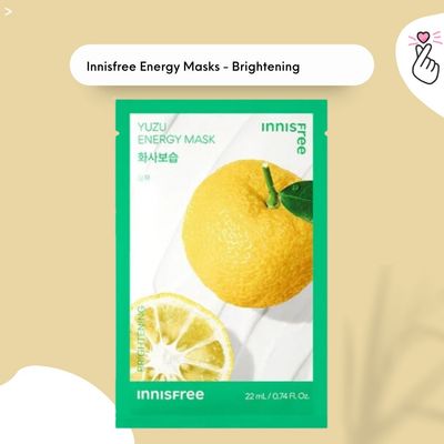 [32] Innisfree - Energy Mask - Yuzu	(Brightening)