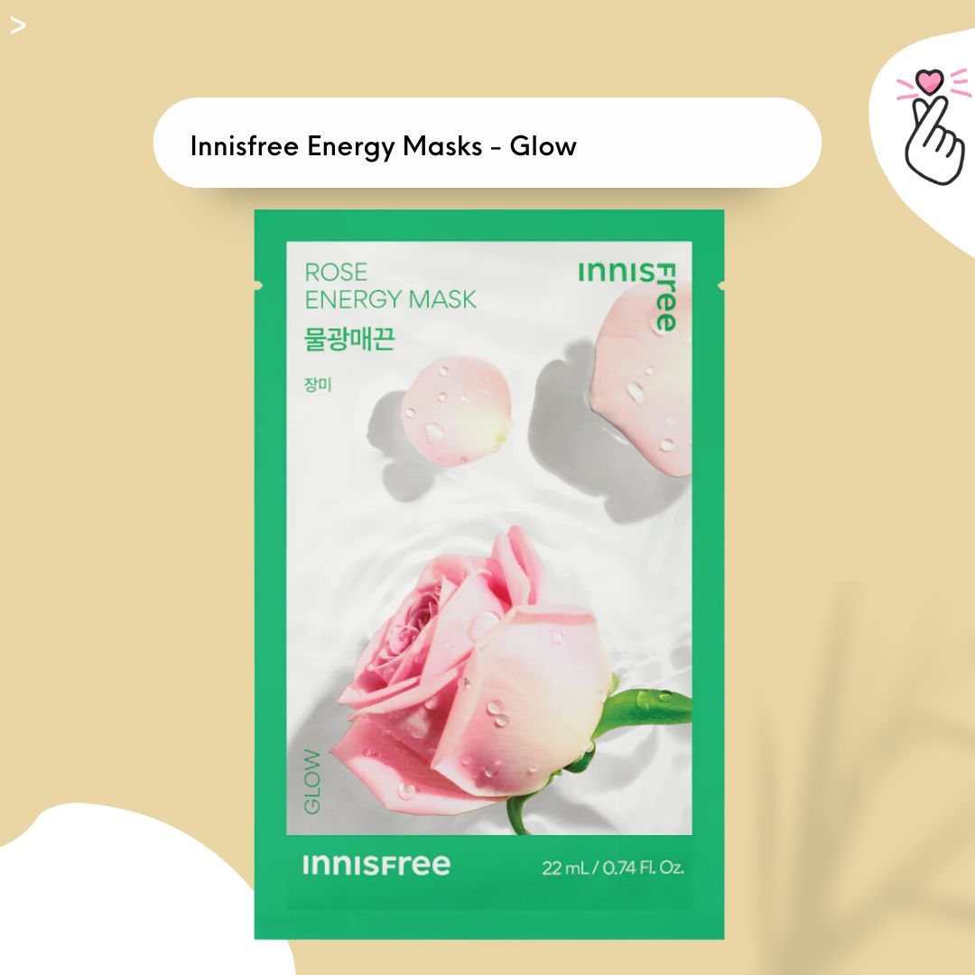 [213] Innisfree - Energy Mask - Rose	(Glow)