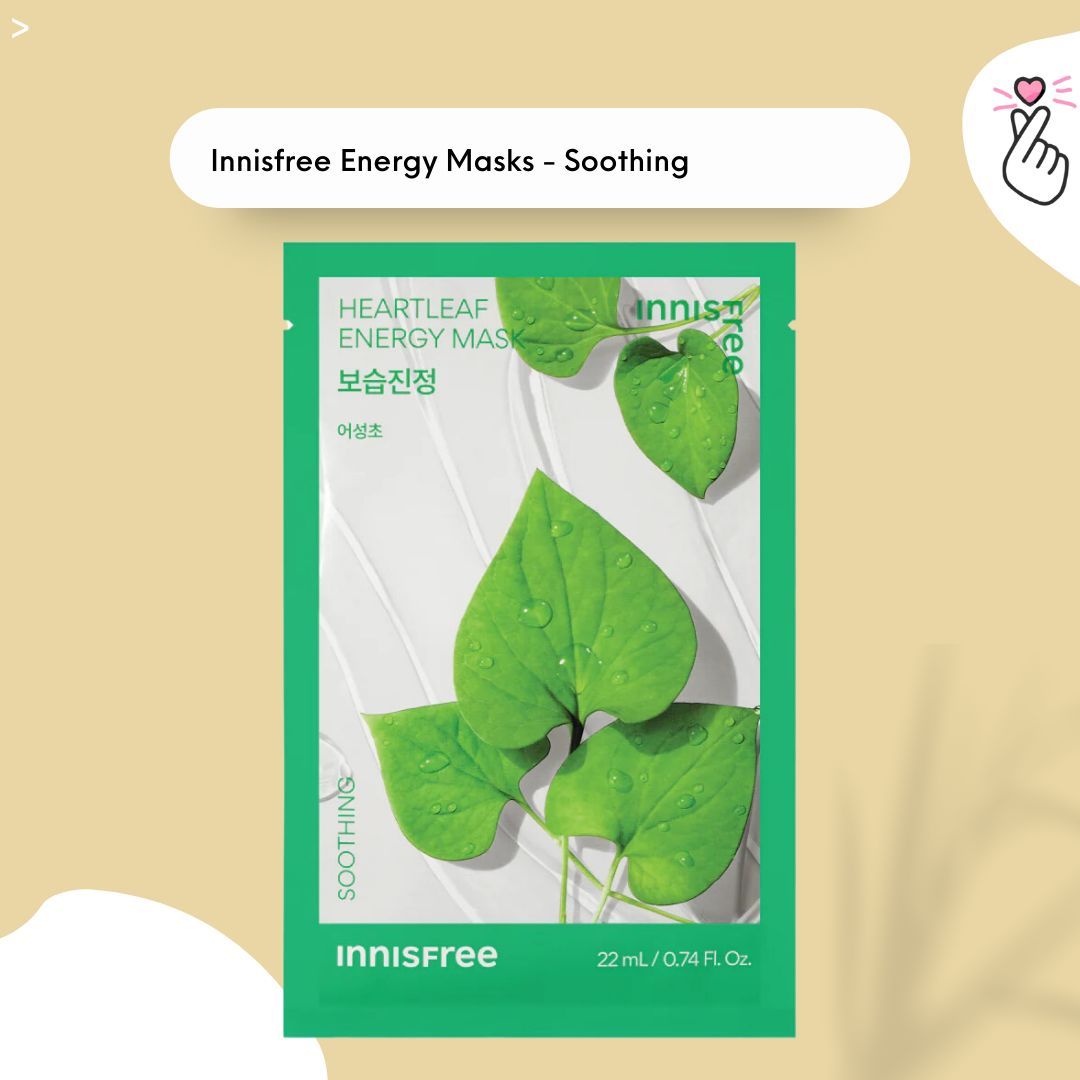 [215] Innisfree - Energy Mask - Heartleaf (Soothing)