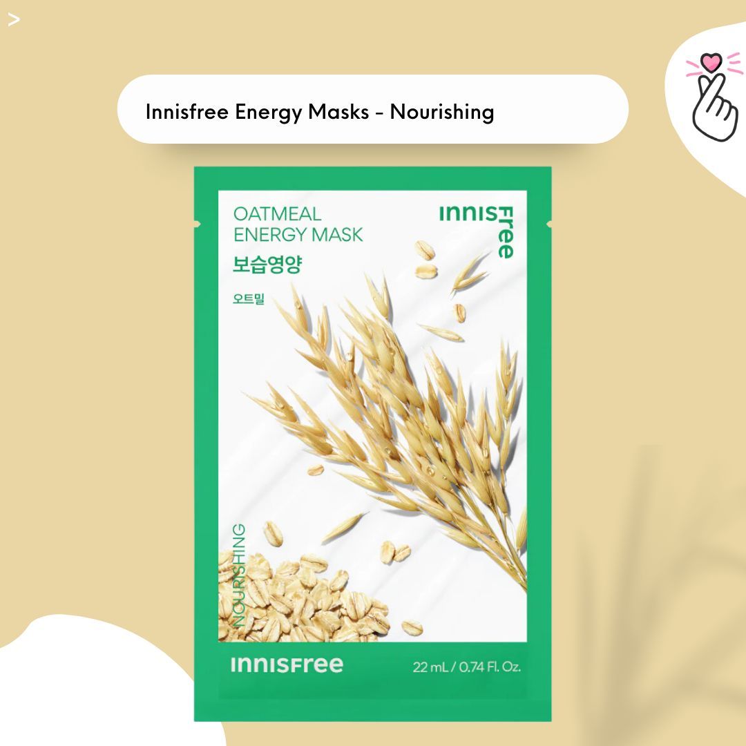 [211] Innisfree - Energy Mask - Oatmeal (Nourishing)