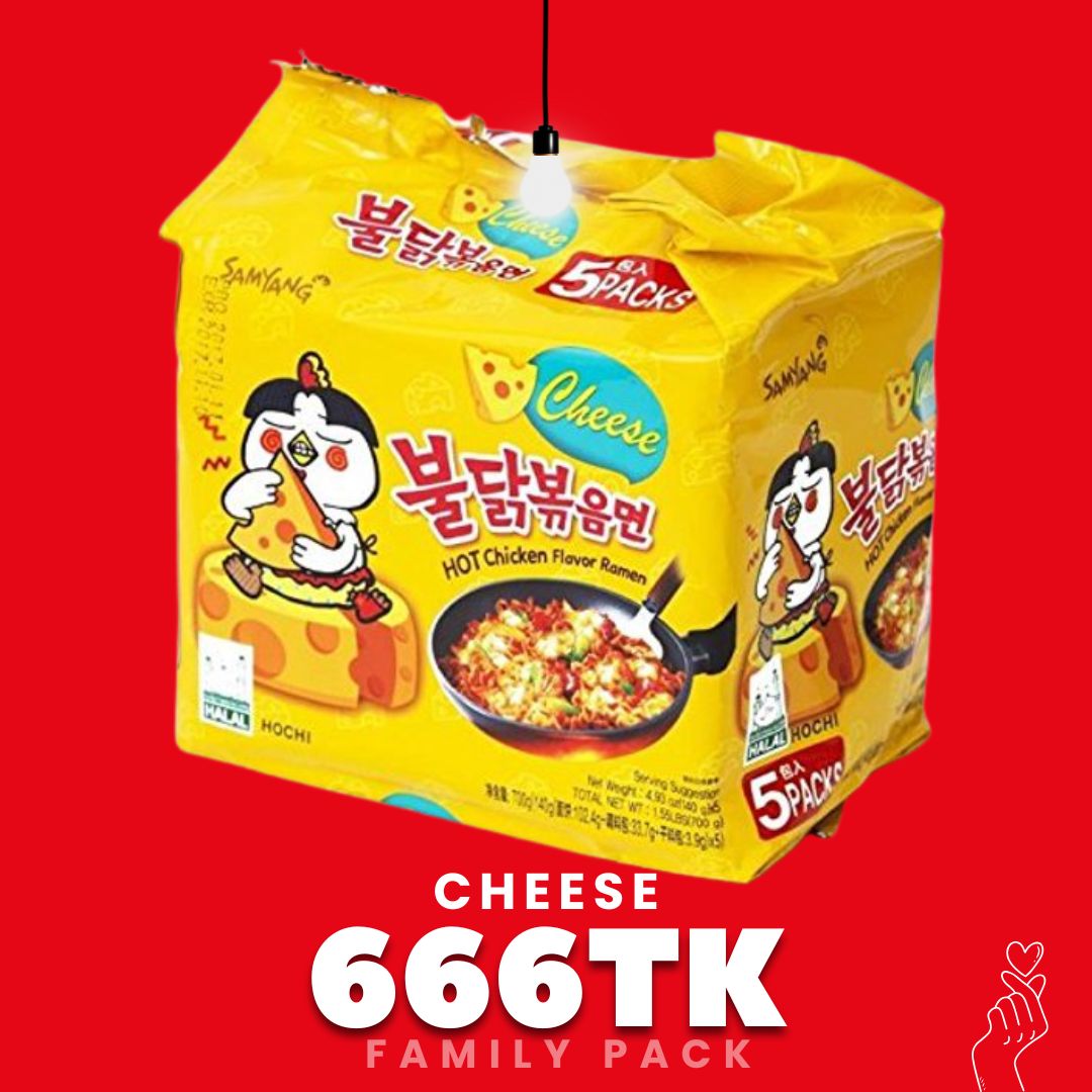 [JULY] Samyang Cheese - Family Pack