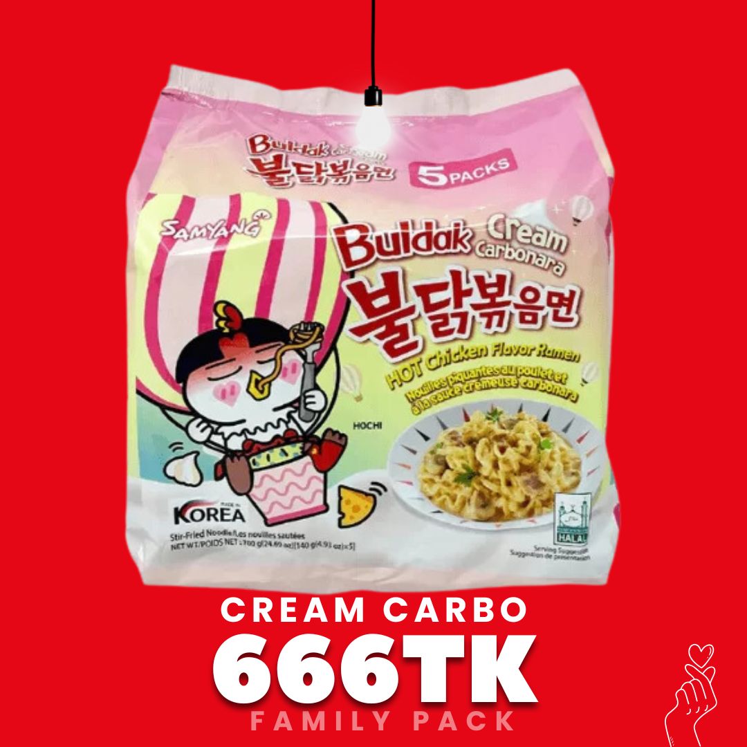 [JULY] Samyang Cream Carbonara - Family Pack