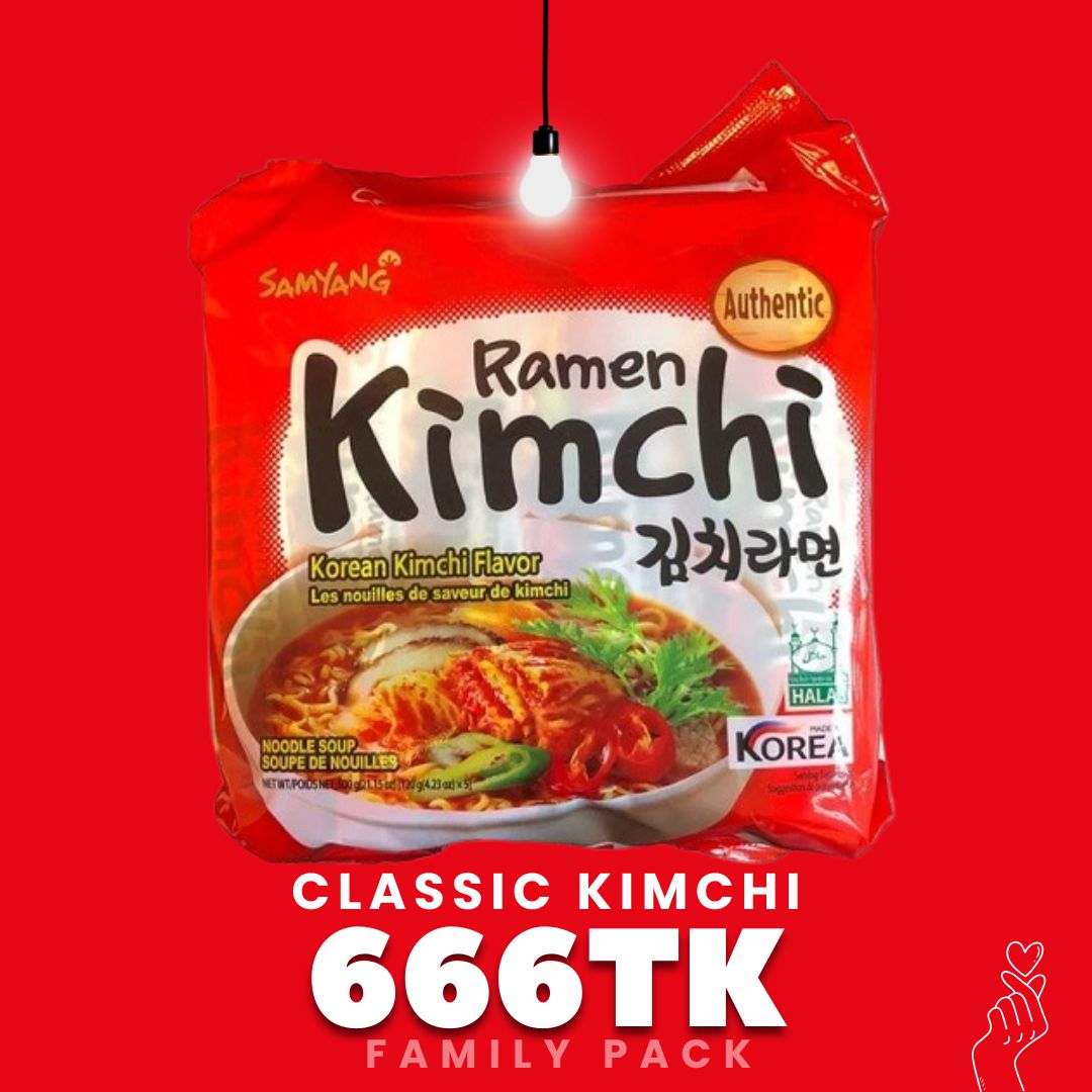 [JULY] Samyang Classic Kimchi - Family Pack