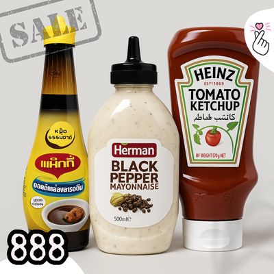 Mayo-Ketchup-Sauce Trio