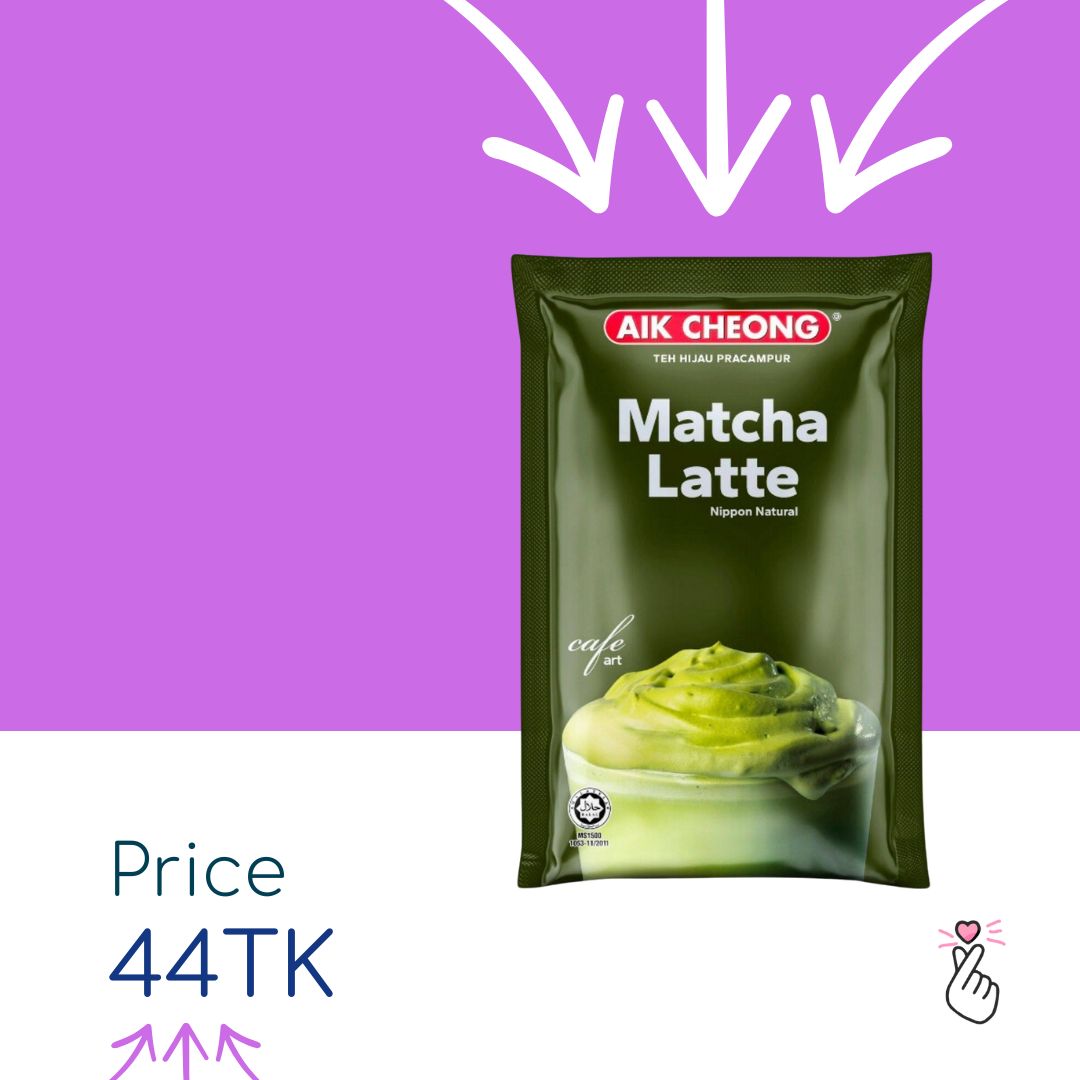 Aik Cheong Matcha Latte - Single Sachet (Expiry: 17/09/25)