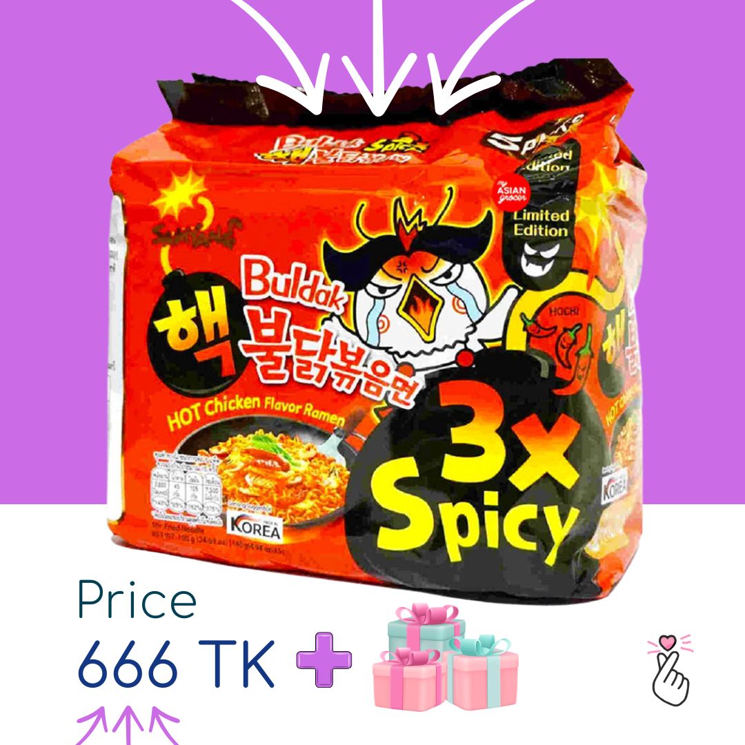 [SUPER SALE] Samyang Triple Spicy - Family Pack