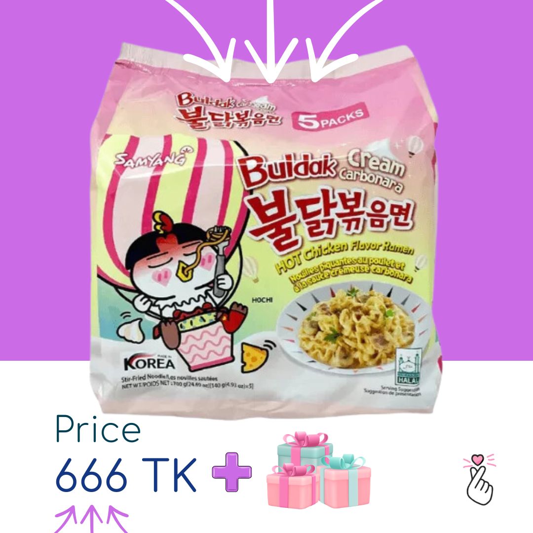 [SUPER SALE] Samyang Cream Carbonara - Family Pack