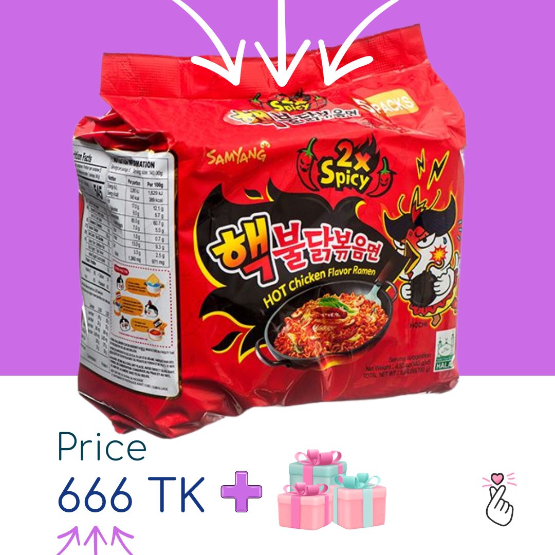 [SUPER SALE] Samyang Double Spicy - Family Pack
