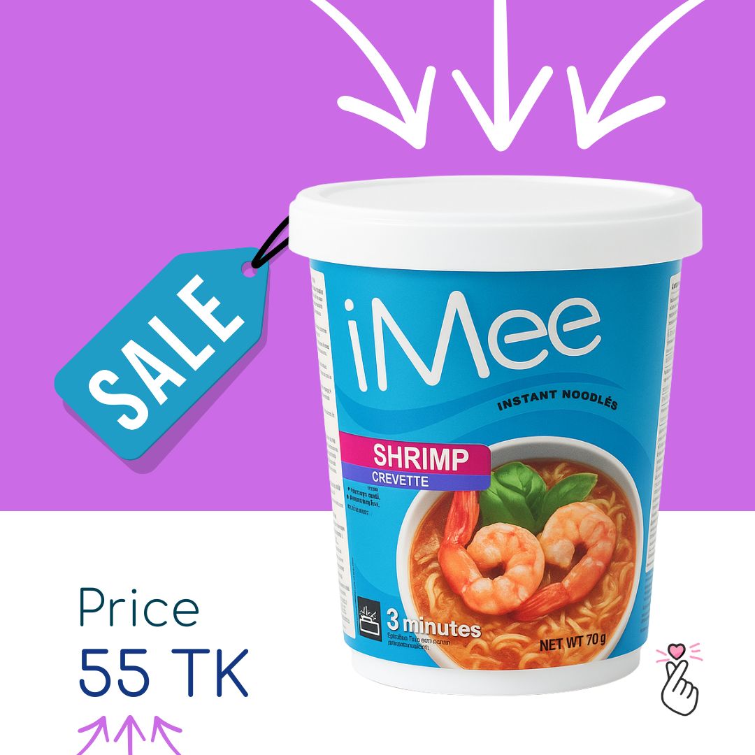 iMee Shrimp Cup Noodles (Expiry: 27th Sep)
