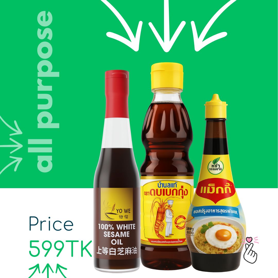 SAUCE TRIO - Sesame + Dipping + Fish