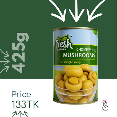 Fresh Garden  Mushroom Can - 425g