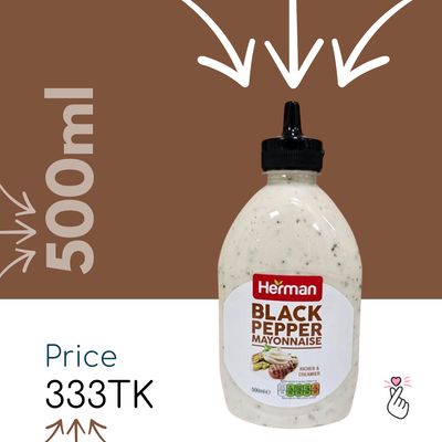 Herman - Black Pepper Mayo 500ml