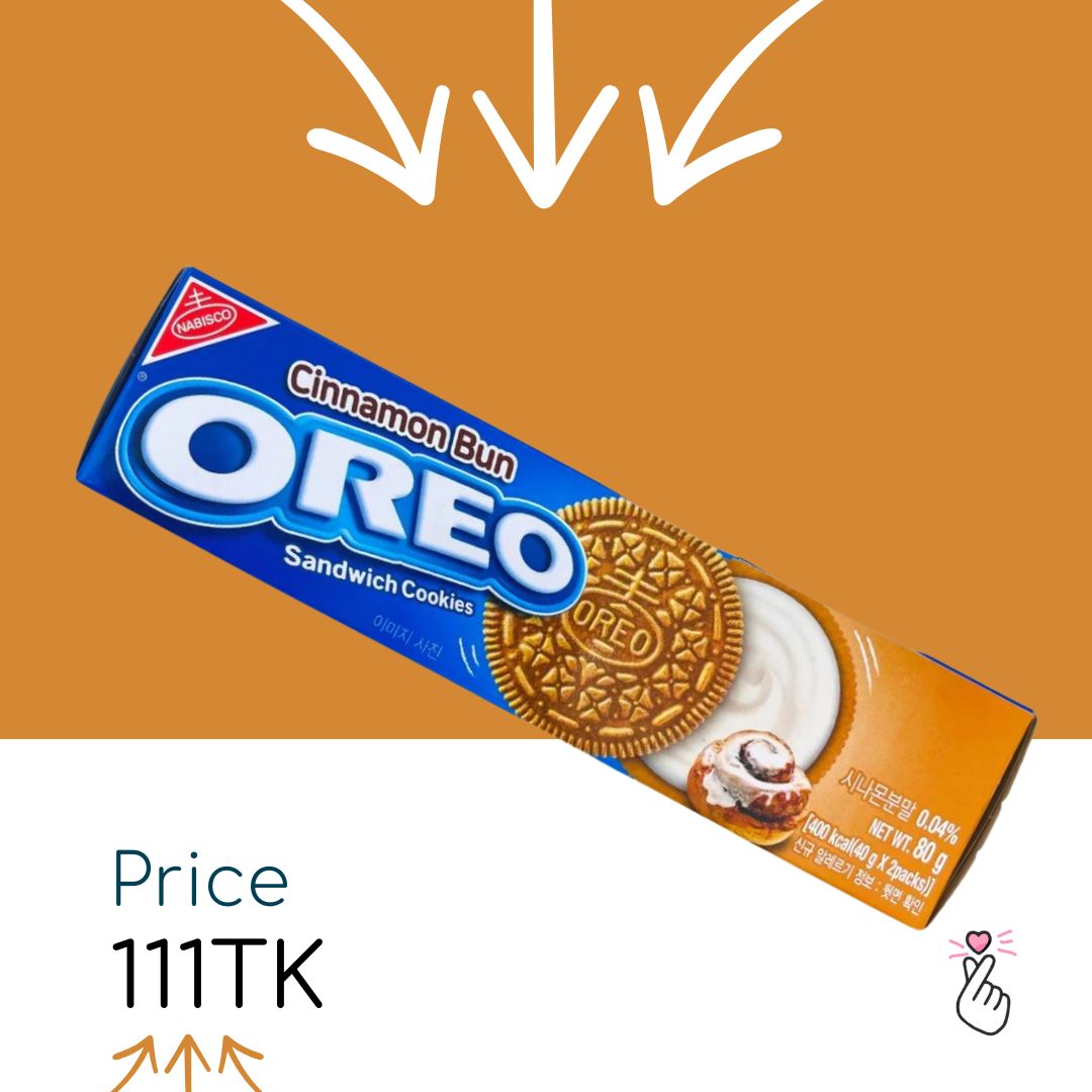 OREO Korea - Cinnamon Bun (Expiry: 13/09/25)